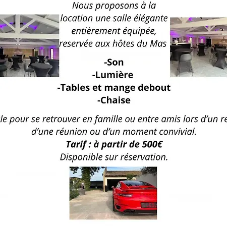 Mas La Farelle D'hote,fitness & Salle De Jeux Gratuite & En Supplement 4* Nîmes